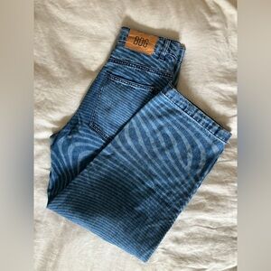 BDG Extra Baggy Barrel Jean with Wave Pattern